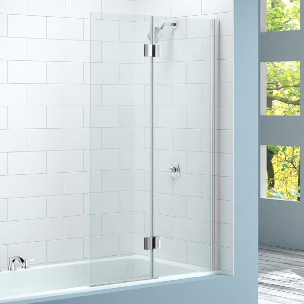 hinged bath shower screen
